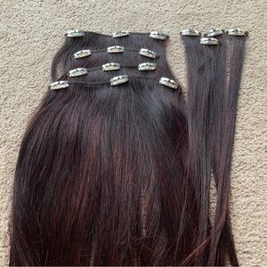 Clip-in Euronext 14” Human Hair Extensions (8-Piece Set)